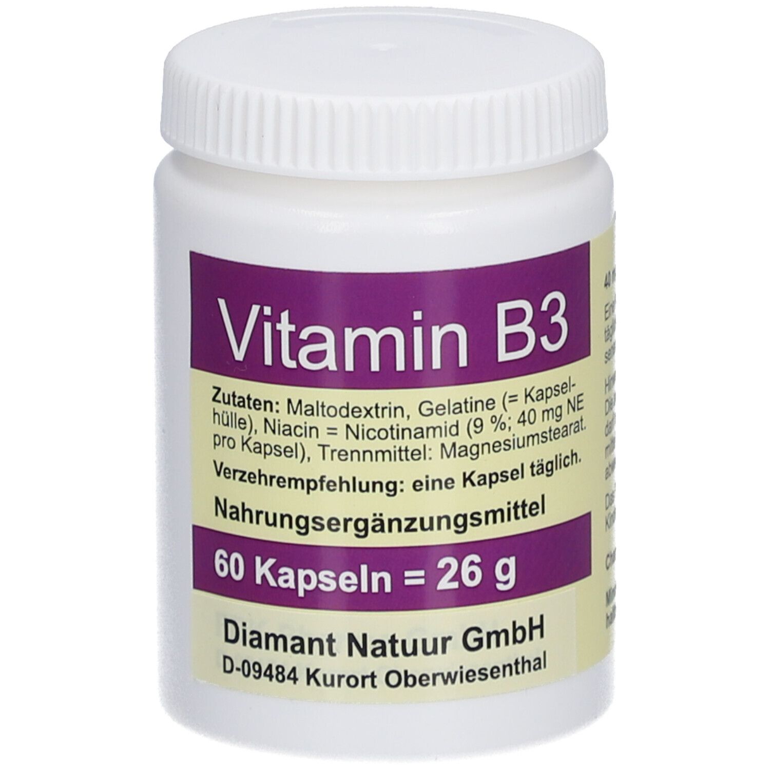 Vitamin B3 Kapseln 60 St