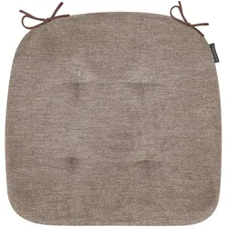 Magma Stuhlkissen Alfa 41x41x3,5 cm | braun - braun