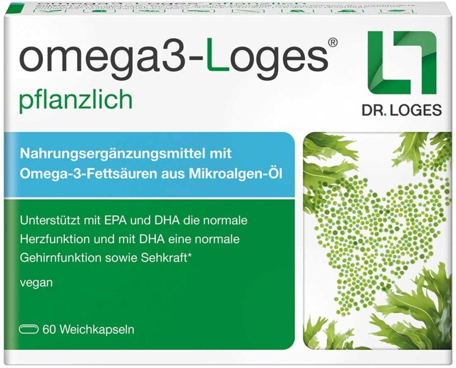 Omega3-Loges Kapseln pflanzlich
