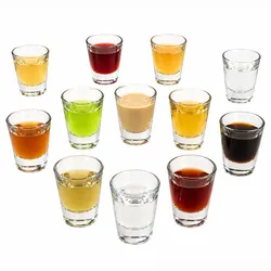 12er Set Wien Schnapsgläser 2cl aus Glas - 1006084 (Onis Whisky)