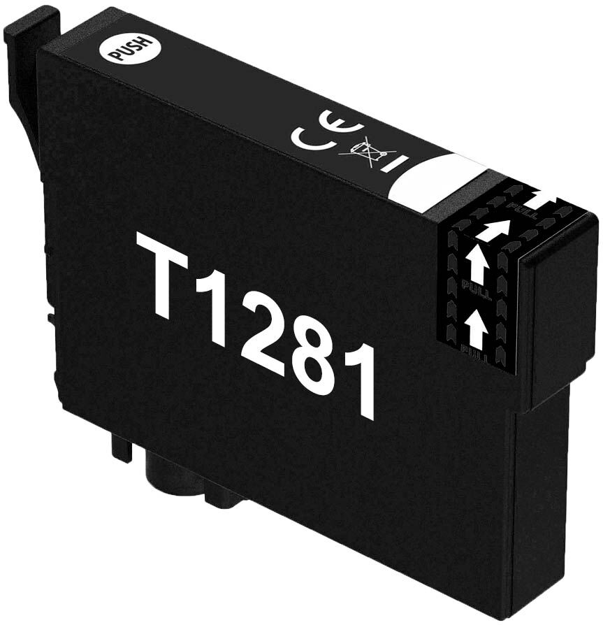 Cartucho de tinta negra compatible Epson T1281