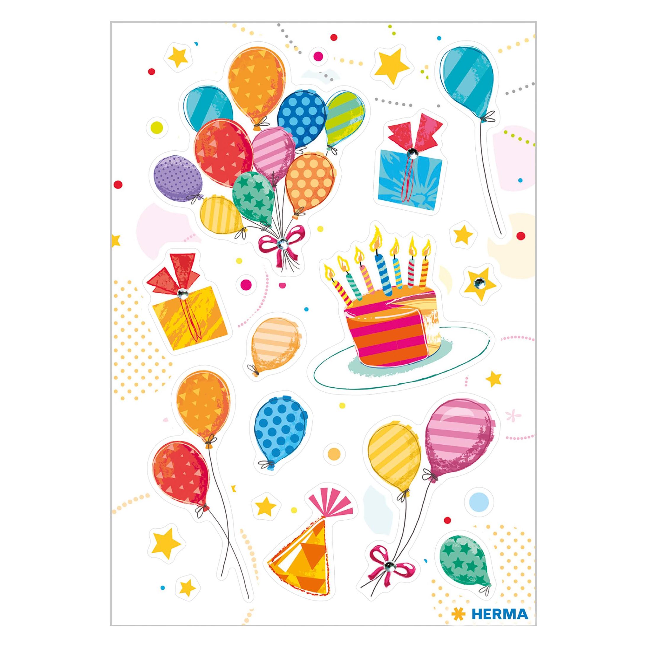 Herma Sticker Geburtstag (23 Sticker) (15654)