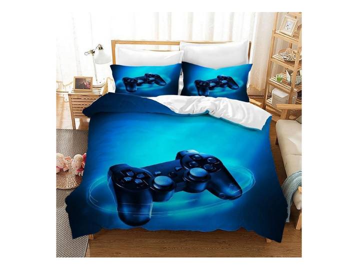 LuxusKollektion Jugendbettwäsche 3D Gamepad Bettwäsche Set 135x200cm