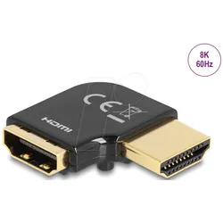 DELOCK 60018 - HDMI Adapter Stecker / Buchse, 90° links gewinkelt