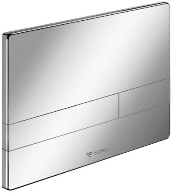 Schell Plaque de commande WC LINEAR ECO chromée, chasse 2 volumes (032850699)