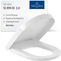 Villeroy & Boch, WC Deckel, Subway 2.0
