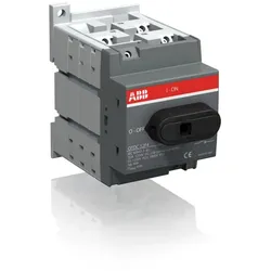 ABB OTDC32F4 DC-Lasttrennschalter 4-polig 32A mit schwarzem Knebelgriff 1SCA121463R1001