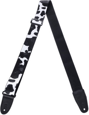 Levys Black and White Cow Strap Grafik