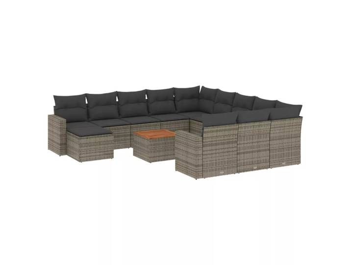 VidaXL - Garten sofagarnitur, One Size, Grau