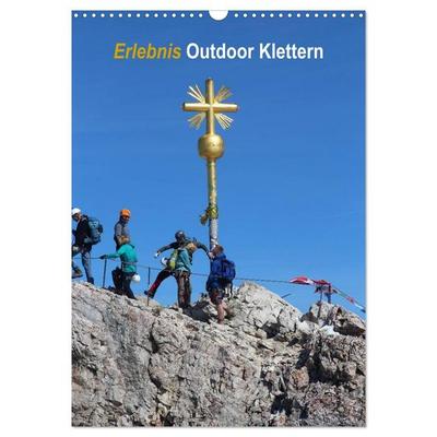 Erlebnis Outdoor Klettern (Wandkalender 2027 DIN A3 hoch), CALVENDO Monatskalender