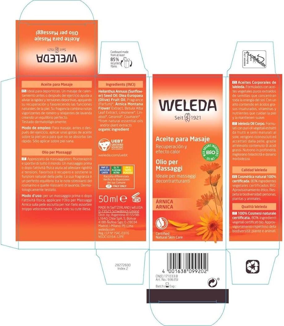 Weleda Aceite para Masaje Árnica 50 ml