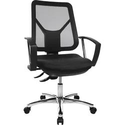 TST AN800BDLSW - Topstar Bürostuhl Ergo Steel Net schwarz