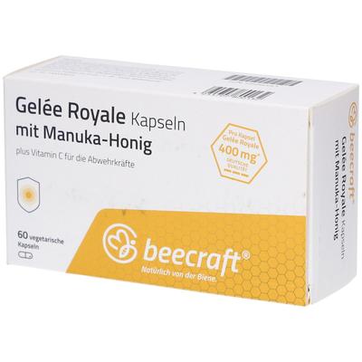Beecraft Gelee Royale Kapseln mit Manuka-Honig 60 St