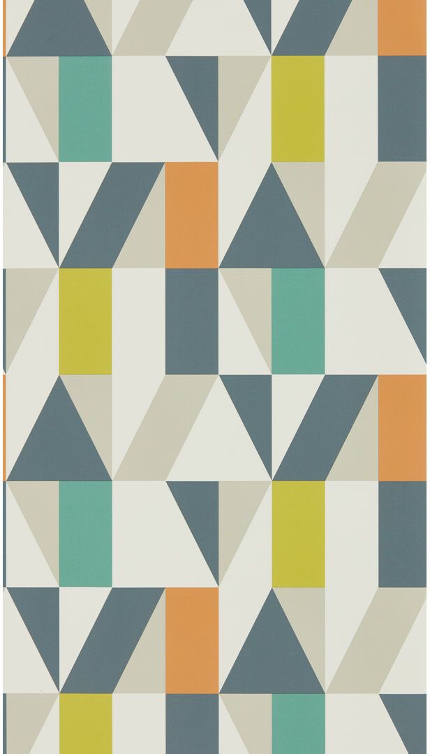 SCION 10.05m x 52cm Matte Wallpaper Roll Citrus/Paprika/Forest 1,005cm L