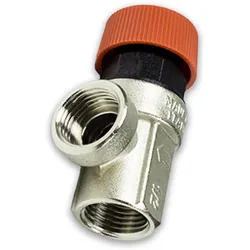 Membran Sicherheitsventile IG-IG, Überdruckventile für Heizungsanwendungen, verschiedene Varianten (Ausführung: 1/2''. 1.8bar)
