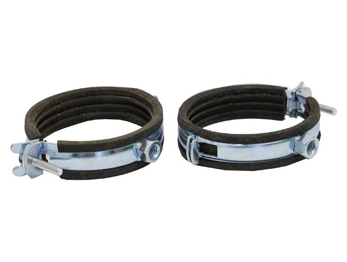 Flamco Rohrschelle mit Schallschutz ⌀ 75-80 mm 2 1/2 Zoll 2 Stk.