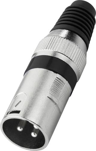 Monacor XLR-207P/SW XLR-Stecker