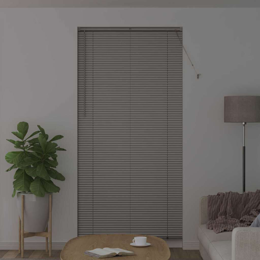 Latitude Run Horizontal/Venetian blind Silver 220cm L x 100cm W