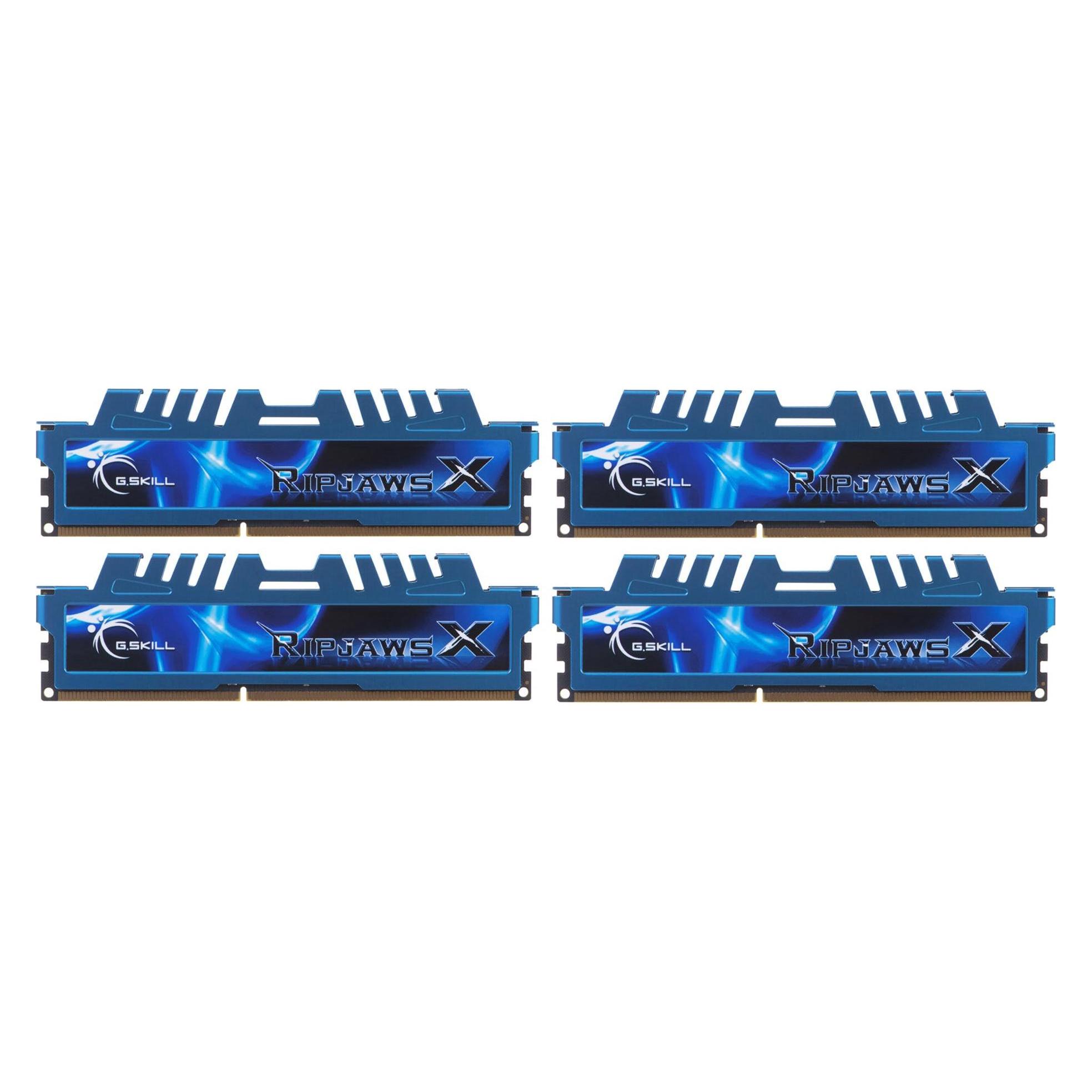 G.Skill RipjawsX (4 x 8GB, 1600 MHz, DDR3-RAM, DIMM) (F3-1600C9Q-32GXM)