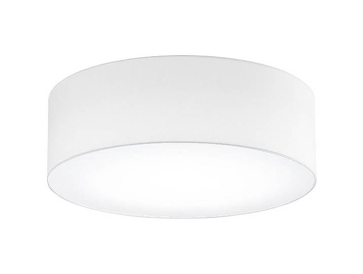 Deckenlampe Noah reinweiss Metall/ Stoff B 50 cm - LED - Lichtfarbe: Warmweiss - LED Energiesparlampen