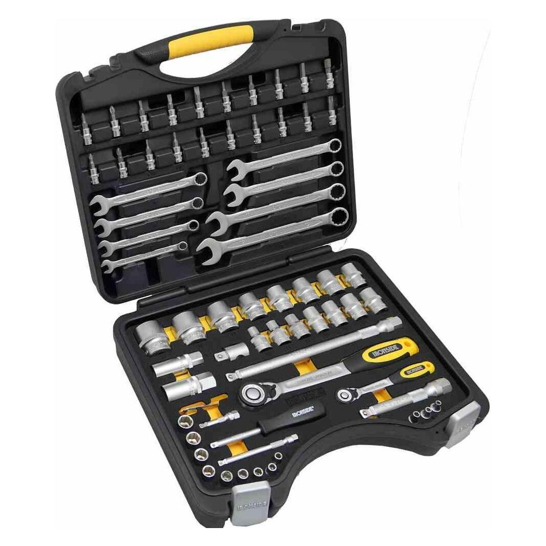 Ironside Profi Steckschlüssel-Set 68-tlg. 6,35 mm (1/4") - 12,7 mm (1/2") (102682)