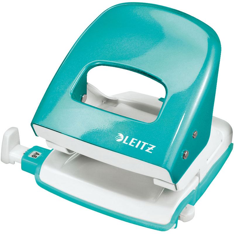 LEITZ Locher NeXXt 5008 WOW eisblau-metallic