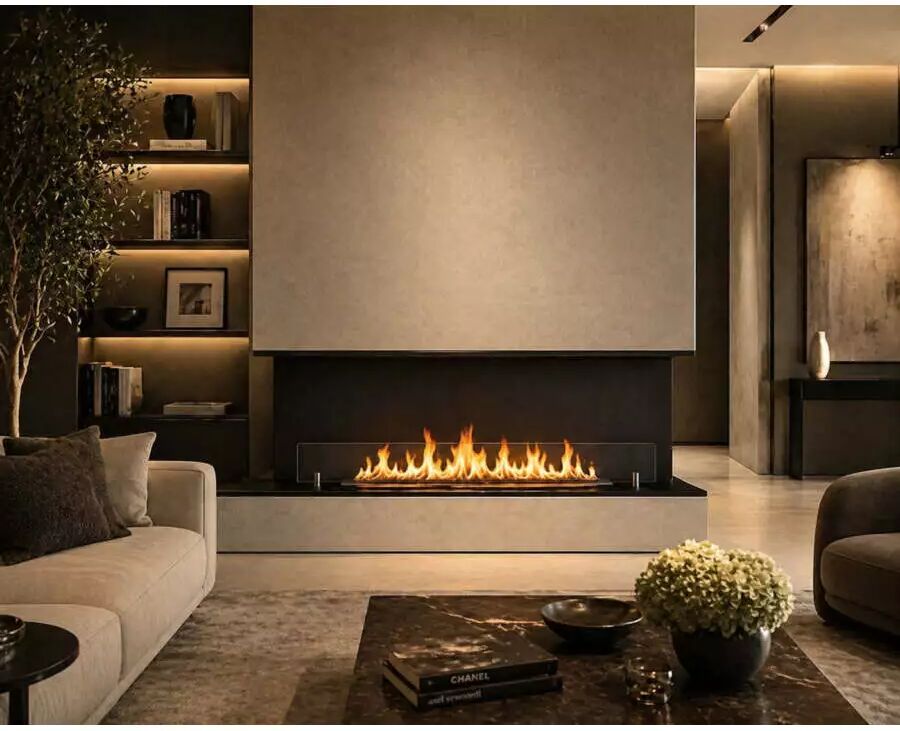 Divina Fire BIOCAMINO A 3 LATI APERTI 120X50 GIOVE120 TOPLINE