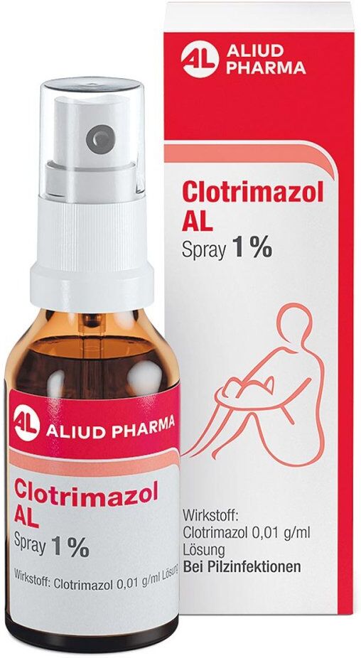 Clotrimazol AL Spray 1% bei Fußpilz