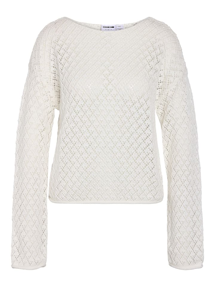 Noisy may Pullover in Weiß - M