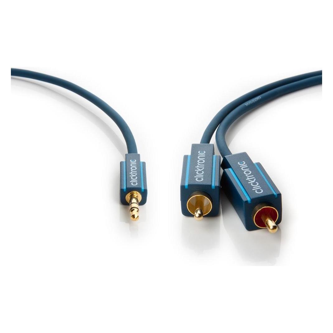 Goobay MP3-Adapterkabel (3 m, AUX Kabel, Cinch Kabel) (70468)