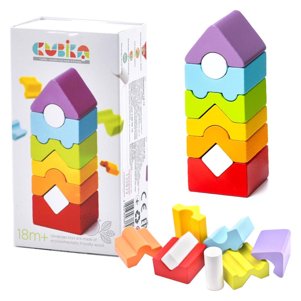 Cubika Holzstapelturm klein (15009)