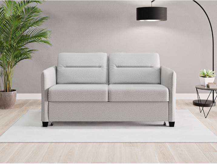 Einzelsofa Nairobi - Grau (Lichtgrau) - Softwolle
