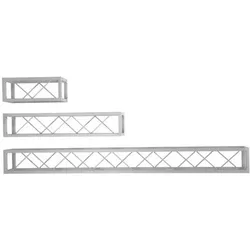 Decotruss Quad ST-2000 Traverse sil, Montage Lichttechnik, Silber