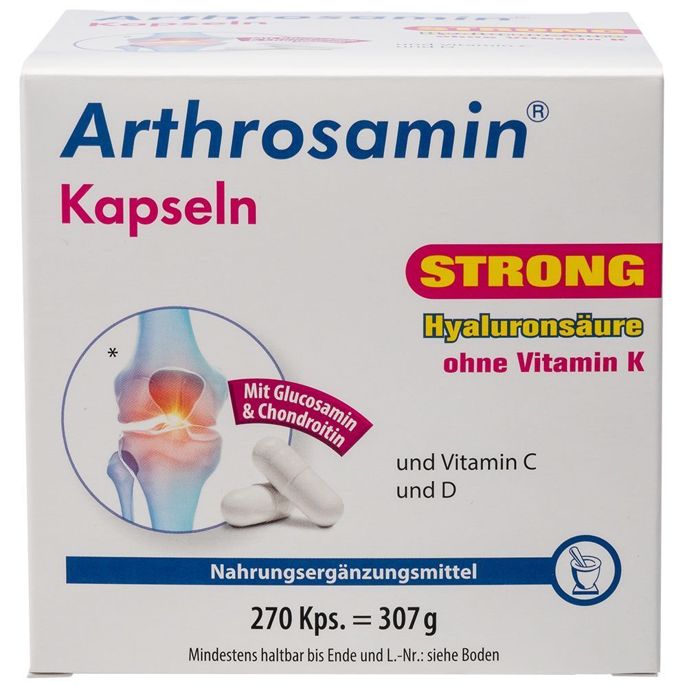 Arthrosamin strong ohne Vitamin K Kapseln 270 St