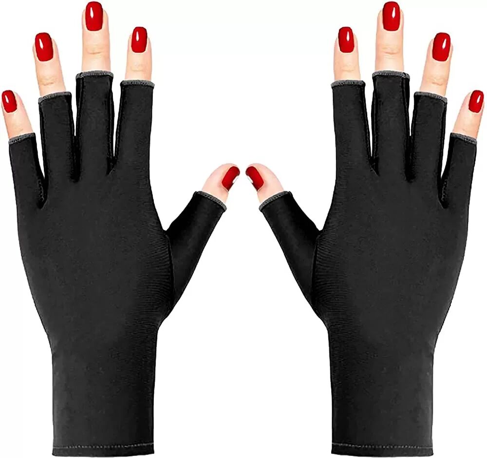 INF UV-Schutzhandschuhe für UV-Licht / UV-Lampe 1 Paar Schwarz