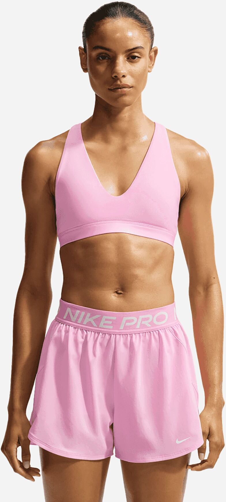 Nike Indy Strappy Ls W - Bra Training - Donna - Fucsia S