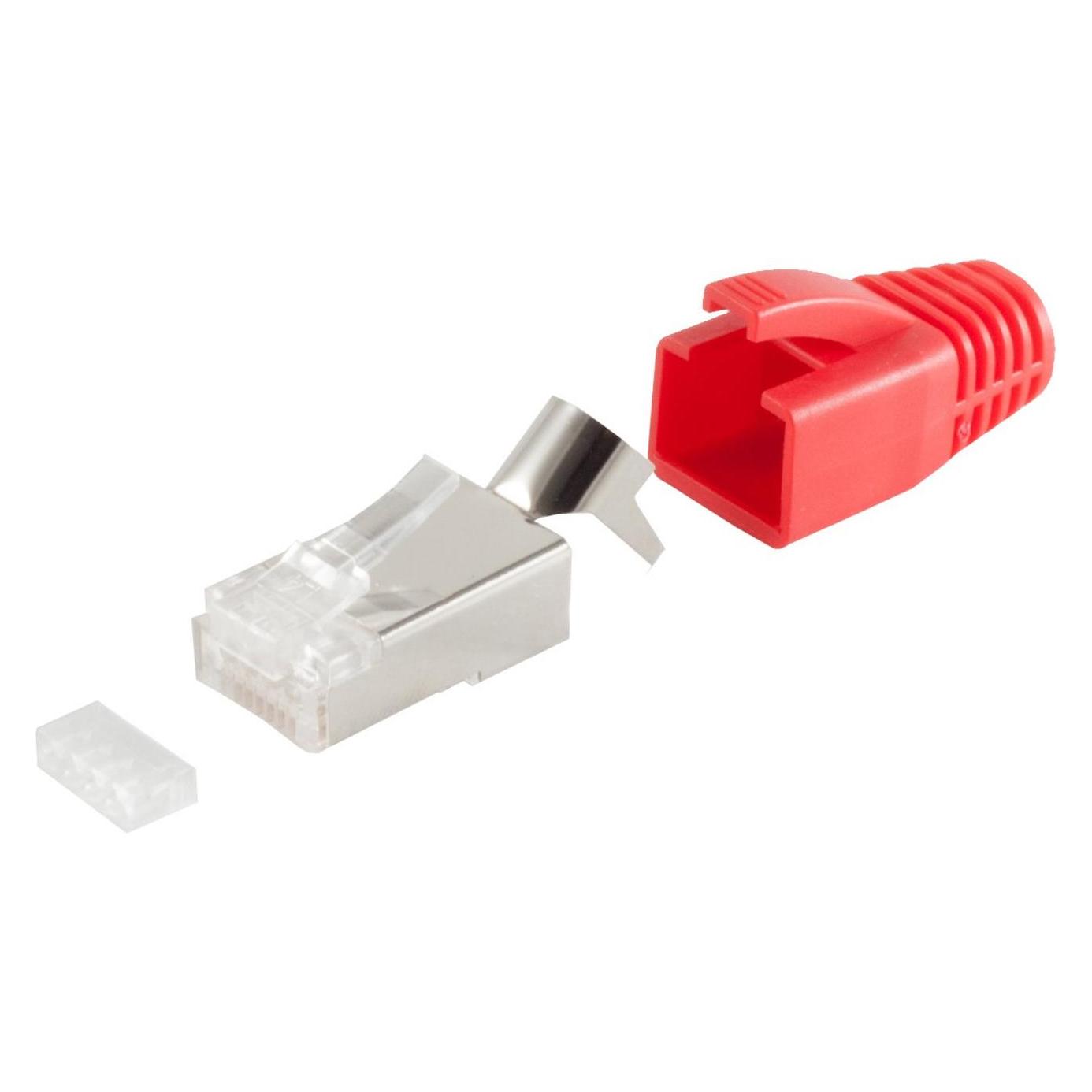 Shiverpeaks S/CONN maximum connectivity Netzwerk Modular Stecker RJ45 SET für Verlegekabel bis AWG 23, Stecker m (Netzwerk Zubehör) (72067-R)