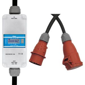 Eltako Stromzähler DSZ180CEE-16A, digital, MID, Drehstromzähler, 3-phasig, CEE, für Steckdose