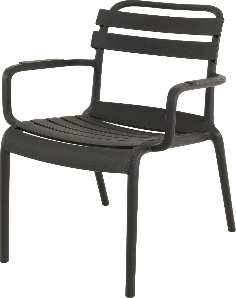 Les Torvi loungestoel - zwart
