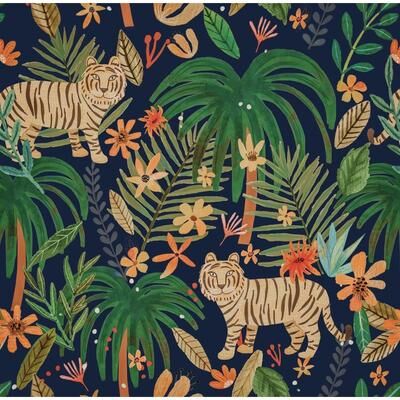 Veer Decor Jungle Jumboree Peel & Stick Wallpaper