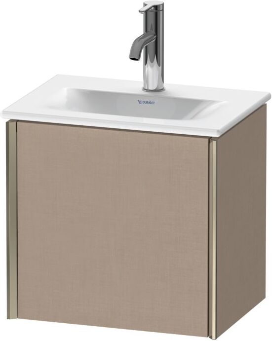 Duravit XViu Waschtisch-Unterschrank XV4030RB175 43x31x39,7cm, 1 Tür, champagner matt, Tür rechts, leinen