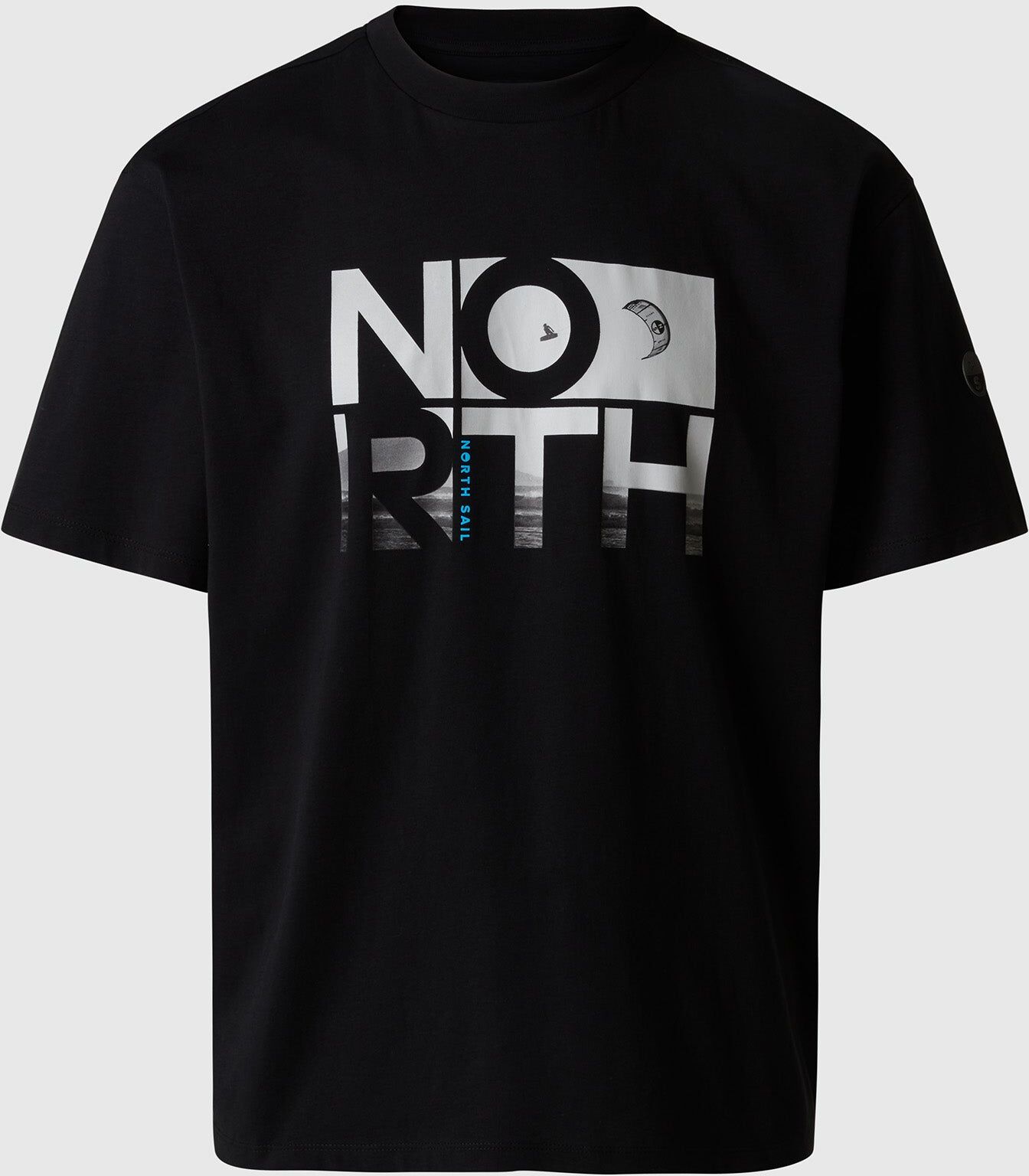 North Sails T-shirt con stampa kitesurf Black XL