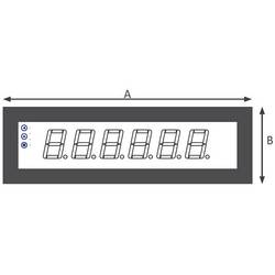 PCE Instruments Einbauanzeige PCE-BPD-U-46D
