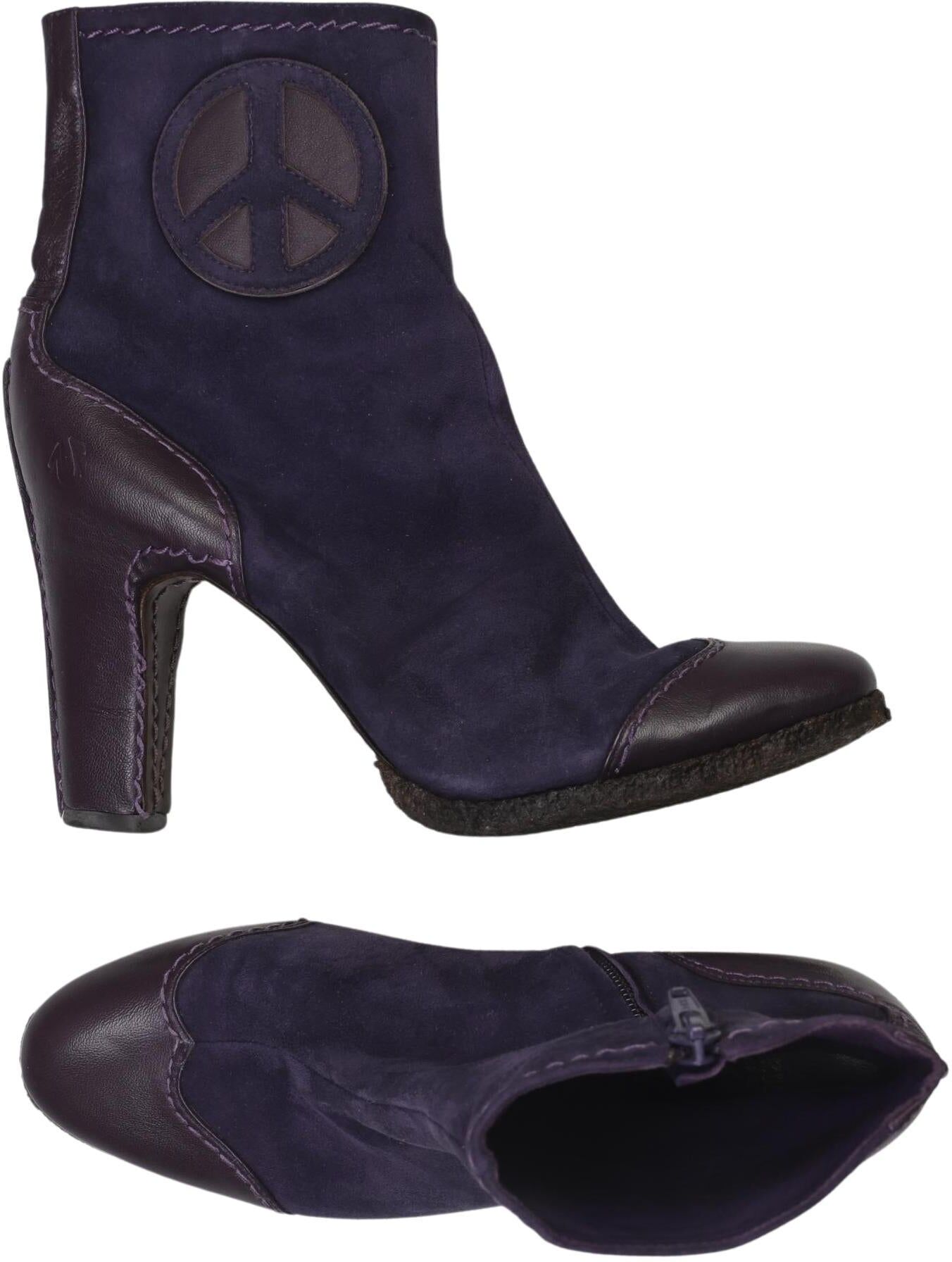 True Religion Damen Stiefelette, Lila, Gr. EU 37, kein / Etikett - Second Hand
