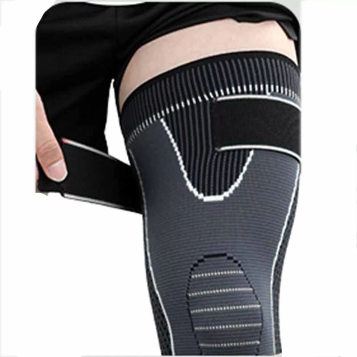 INF Gestrickte Thermo-Kniebandage mit Kompression, 2er-Pack – Schutz für Knie und Gelenke XL
