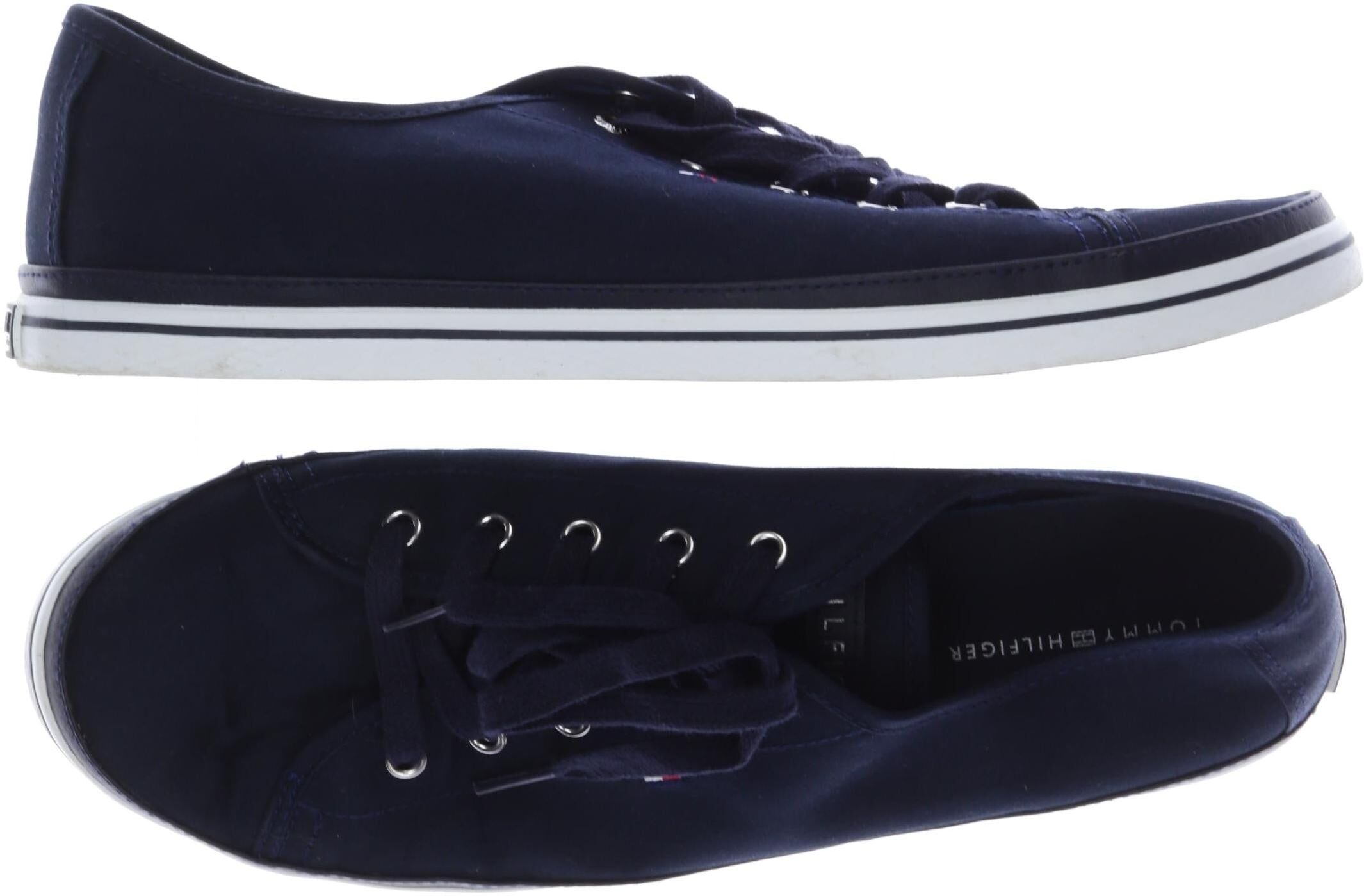 Tommy Hilfiger Damen Sneaker, Marineblau, Gr. EU 40, Kunstleder - Second Hand