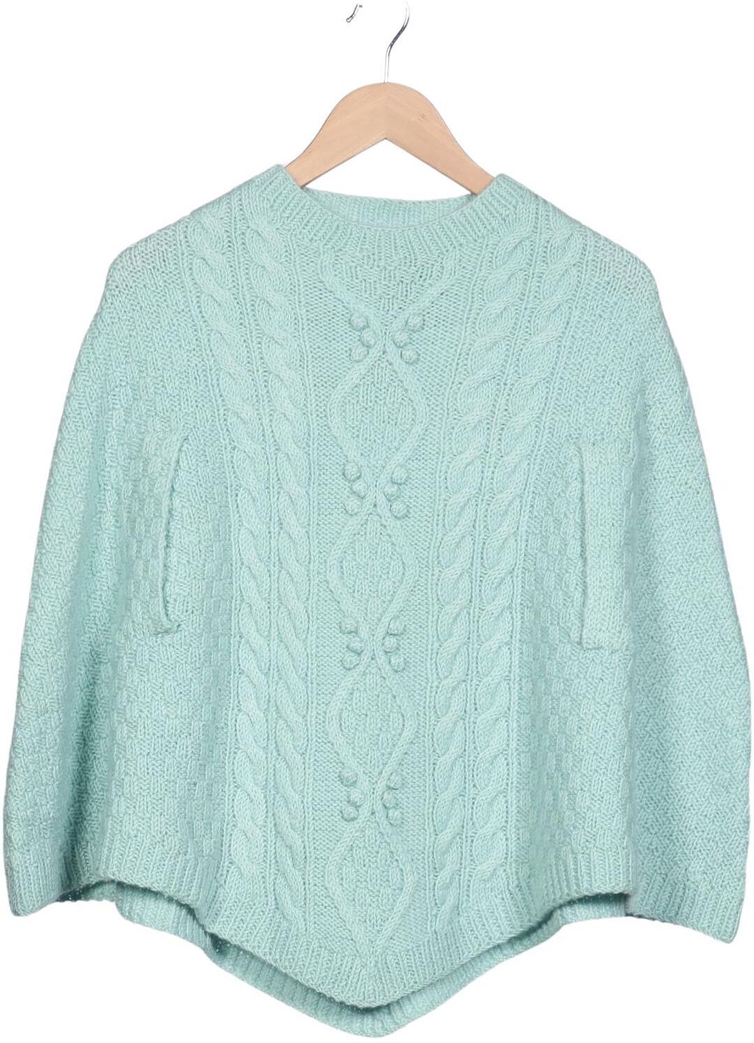 Lysgaard Damen Pullover, Hellblau, Gr. Onesize, Wolle - Second Hand