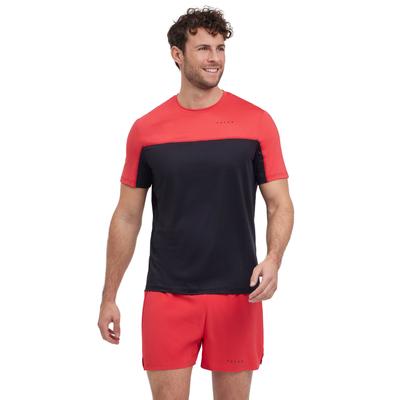 T-Shirt FALKE "FALKE T-Shirt", Herren, Gr. M, rot (bloody mary (8177)), Shirts T-Shirt