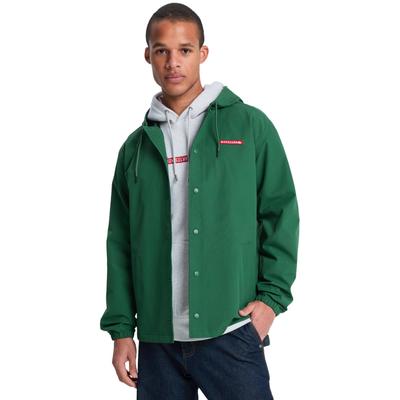 Outdoorjacke QUIKSILVER "Rain Cloud 3K", Herren, Gr. S, grün (forest), Obermaterial: 65% Baumwolle, 35% Nylon., Jacken Outdoorjacke