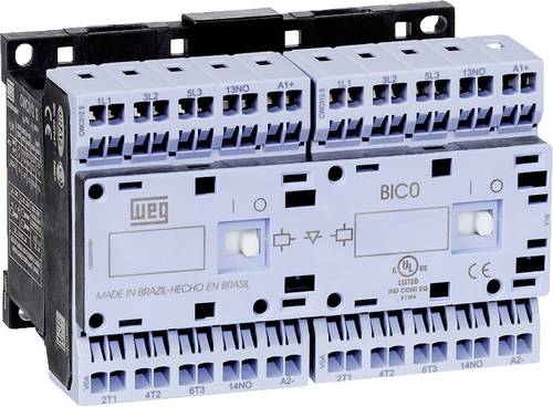 WEG CWCI09-01-30D24S Wendeschütz 6 Schließer 4kW 230 V/AC 9A mit Hilfskontakt 1St.